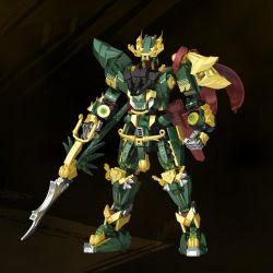 KOZOSHA P2101 2101 QUAN VŨ NGŨ HỔ TƯỚNG bộ đồ chơi xếp lắp ráp ghép mô hình 783 khối