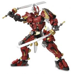 KOZOSHA P2104 2104 NHÂN VẬT KIẾM SĨ KÉP JIANGHU bộ đồ chơi xếp lắp ráp ghép mô hình 792 khối