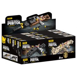 KOZOSHA 2213 CÔNG NGHỆ CƠ KHÍ SÁNG TẠO SÚNG 4 LOẠI CARBINE MA1 TRƯỜNG TẤN AK-47 KAR98K SCAR bộ đồ chơi xếp lắp ráp ghép mô hình 808 khối