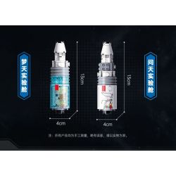 KEEPPLEY K10229 10229 NHIỆM VỤ PHÓNG MÔ-ĐUN THỬ NGHIỆM LONG MARCH 5 bộ đồ chơi xếp lắp ráp ghép mô hình City Thành Phố