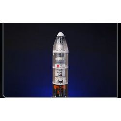 KEEPPLEY K10229 10229 NHIỆM VỤ PHÓNG MÔ-ĐUN THỬ NGHIỆM LONG MARCH 5 bộ đồ chơi xếp lắp ráp ghép mô hình City Thành Phố