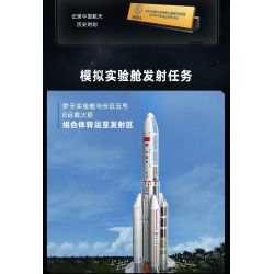 KEEPPLEY K10229 10229 NHIỆM VỤ PHÓNG MÔ-ĐUN THỬ NGHIỆM LONG MARCH 5 bộ đồ chơi xếp lắp ráp ghép mô hình City Thành Phố