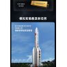KEEPPLEY K10229 10229 NHIỆM VỤ PHÓNG MÔ-ĐUN THỬ NGHIỆM LONG MARCH 5 bộ đồ chơi xếp lắp ráp ghép mô hình City Thành Phố