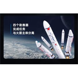 KEEPPLEY K10226 10226 TÊN LỬA ĐẨY TRƯỜNG CHINH 5 bộ đồ chơi xếp lắp ráp ghép mô hình City Thành Phố 462 khối