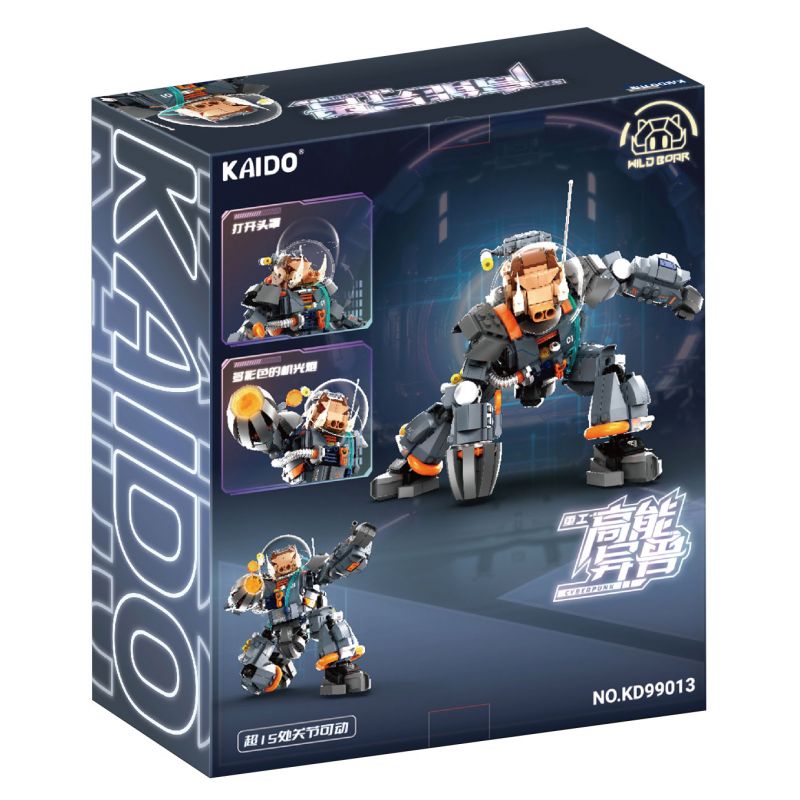 KAIDO KD99013 99013 CÔNG NGHIỆP NẶNG VÀ CON THÚ NĂNG LƯỢNG CAO bộ đồ chơi xếp lắp ráp ghép mô hình CYBERPUNK 665 khối