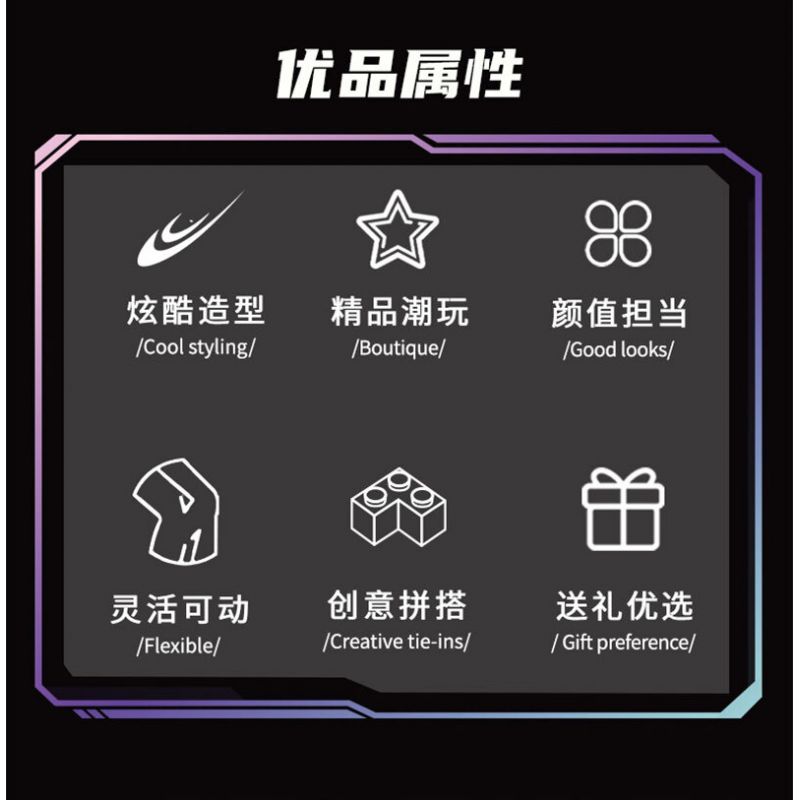 KAIDO KD99013 99013 CÔNG NGHIỆP NẶNG VÀ CON THÚ NĂNG LƯỢNG CAO bộ đồ chơi xếp lắp ráp ghép mô hình CYBERPUNK 665 khối