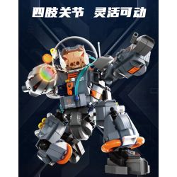 KAIDO KD99013 99013 CÔNG NGHIỆP NẶNG VÀ CON THÚ NĂNG LƯỢNG CAO bộ đồ chơi xếp lắp ráp ghép mô hình CYBERPUNK 665 khối