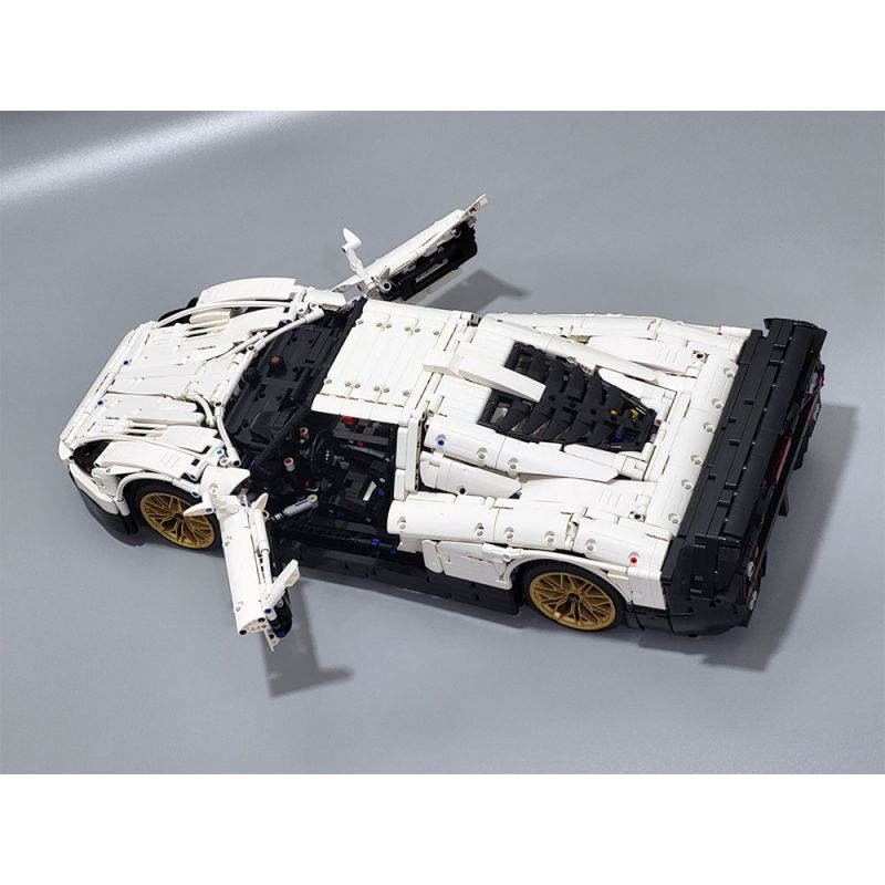 REBRICKABLE MOC-160967 160967 MOC160967 MASERATI MC12 bộ đồ chơi xếp lắp ráp ghép mô hình Technic MASERATI MC12 (1:8) B&W Kỹ Thuật Công Nghệ Cao Mô Hình Phương Tiện 3971 khối