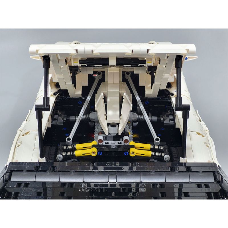 REBRICKABLE MOC-160967 160967 MOC160967 MASERATI MC12 bộ đồ chơi xếp lắp ráp ghép mô hình Technic MASERATI MC12 (1:8) B&W Kỹ Thuật Công Nghệ Cao Mô Hình Phương Tiện 3971 khối
