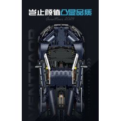 GULY 10624 LERU 10724 SIÊU XE NGÔI SAO RAMBO 1:8 tỷ lệ 1:8 bộ đồ chơi xếp lắp ráp ghép mô hình Technic AVENTTAOR Kỹ Thuật Công Nghệ Cao Mô Hình Phương Tiện 4106 khối