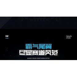 GULY 10624 LERU 10724 SIÊU XE NGÔI SAO RAMBO 1:8 tỷ lệ 1:8 bộ đồ chơi xếp lắp ráp ghép mô hình Technic AVENTTAOR Kỹ Thuật Công Nghệ Cao Mô Hình Phương Tiện 4106 khối