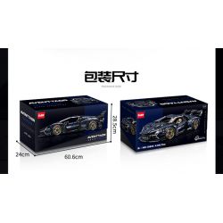 GULY 10624 LERU 10724 SIÊU XE NGÔI SAO RAMBO 1:8 tỷ lệ 1:8 bộ đồ chơi xếp lắp ráp ghép mô hình Technic AVENTTAOR Kỹ Thuật Công Nghệ Cao Mô Hình Phương Tiện 4106 khối