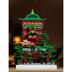 HIGH BOUNDARY DMC002 KHU NGHỈ DƯỠNG SUỐI NƯỚC NÓNG YUBABA bộ đồ chơi xếp lắp ráp ghép mô hình Movie & Game Phim Và Trò Chơi 4208 khối