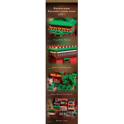 HIGH BOUNDARY DMC002 KHU NGHỈ DƯỠNG SUỐI NƯỚC NÓNG YUBABA bộ đồ chơi xếp lắp ráp ghép mô hình Movie & Game Phim Và Trò Chơi 4208 khối