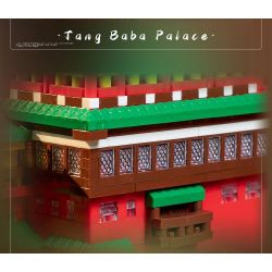 HIGH BOUNDARY DMC002 KHU NGHỈ DƯỠNG SUỐI NƯỚC NÓNG YUBABA bộ đồ chơi xếp lắp ráp ghép mô hình Movie & Game Phim Và Trò Chơi 4208 khối