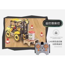 SHOW OFF CONTROL BC-12 LẬP TRÌNH XE NÂNG MAILUN bộ đồ chơi xếp lắp ráp ghép mô hình Technic Kỹ Thuật Công Nghệ Cao Mô Hình Phương Tiện 736 khối