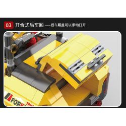 SHOW OFF CONTROL BC-12 LẬP TRÌNH XE NÂNG MAILUN bộ đồ chơi xếp lắp ráp ghép mô hình Technic Kỹ Thuật Công Nghệ Cao Mô Hình Phương Tiện 736 khối