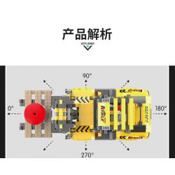 SHOW OFF CONTROL BC-12 LẬP TRÌNH XE NÂNG MAILUN bộ đồ chơi xếp lắp ráp ghép mô hình Technic Kỹ Thuật Công Nghệ Cao Mô Hình Phương Tiện 736 khối