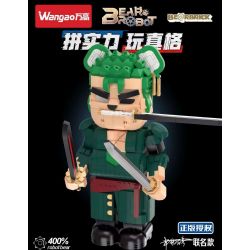 WANGAO 188026 GẤU CƠ ZORO 400% bộ đồ chơi xếp lắp ráp ghép mô hình