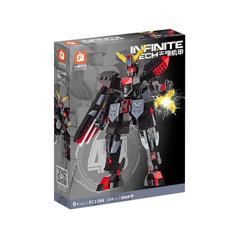 FORANGE FC1544 1544 MECHA NĂNG LƯỢNG CAO 2.0 SWIFT bộ đồ chơi xếp lắp ráp ghép mô hình 324 khối