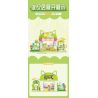 BALODY 21182 YÊU TINH RAU CỦ QUÁN TRÀ SỮA CHÓ BẮP CẢI NƯỚC UỐNG ĐÁ bộ đồ chơi xếp lắp ráp ghép mô hình 819 khối
