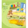 BALODY 21183 PHÁP SƯ RAU CỦ CĂN HỘ CHÓ BẮP CẢI bộ đồ chơi xếp lắp ráp ghép mô hình 560 khối