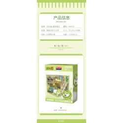 BALODY 21183 PHÁP SƯ RAU CỦ CĂN HỘ CHÓ BẮP CẢI bộ đồ chơi xếp lắp ráp ghép mô hình 560 khối