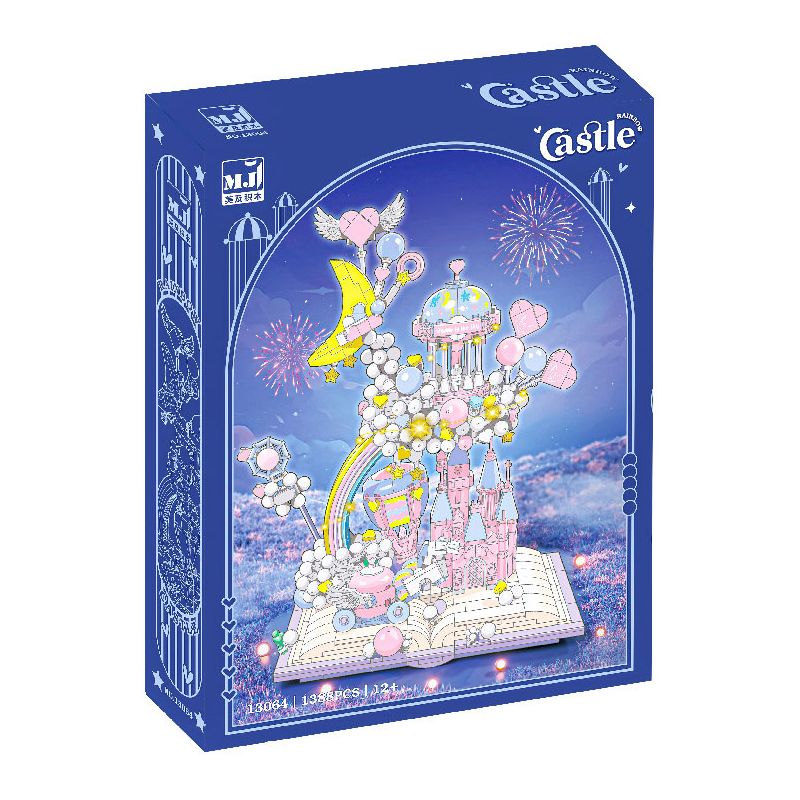 BEAUTY AND 13064 LÂU ĐÀI TRÊN BẦU TRỜI bộ đồ chơi xếp lắp ráp ghép mô hình CASTLE IN THE SKY 1388 khối