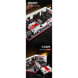 BEAUTY AND 13080 XE PORSCHE 911 6 CỬA bộ đồ chơi xếp lắp ráp ghép mô hình Speed Champions Racing Cars Đua Xe Công Thức 530 khối