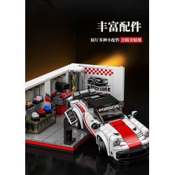BEAUTY AND 13080 XE PORSCHE 911 6 CỬA bộ đồ chơi xếp lắp ráp ghép mô hình Speed Champions Racing Cars Đua Xe Công Thức 530 khối