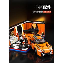 BEAUTY AND 13081 XE SÁU LƯỚI APOLLO bộ đồ chơi xếp lắp ráp ghép mô hình Speed Champions Racing Cars Đua Xe Công Thức 518 khối