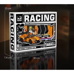 BEAUTY AND 13081 XE SÁU LƯỚI APOLLO bộ đồ chơi xếp lắp ráp ghép mô hình Speed Champions Racing Cars Đua Xe Công Thức 518 khối