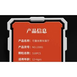 BEAUTY AND 13081 XE SÁU LƯỚI APOLLO bộ đồ chơi xếp lắp ráp ghép mô hình Speed Champions Racing Cars Đua Xe Công Thức 518 khối