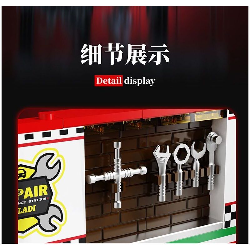 BEAUTY AND 13082 XE SÁU LƯỚI FERRARI bộ đồ chơi xếp lắp ráp ghép mô hình Speed Champions Racing Cars Đua Xe Công Thức 530 khối