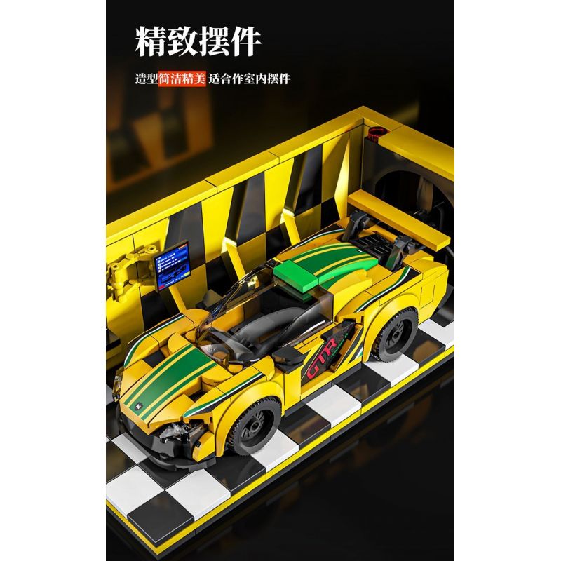 BEAUTY AND 13083 XE SÁU KHUNG MCLAREN GT bộ đồ chơi xếp lắp ráp ghép mô hình Speed Champions Racing Cars Đua Xe Công Thức 489 khối