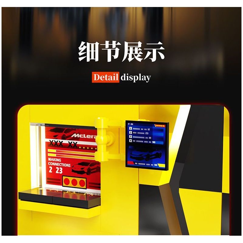 BEAUTY AND 13083 XE SÁU KHUNG MCLAREN GT bộ đồ chơi xếp lắp ráp ghép mô hình Speed Champions Racing Cars Đua Xe Công Thức 489 khối