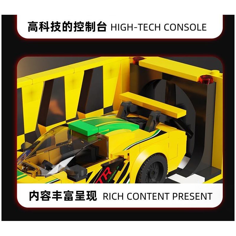 BEAUTY AND 13083 XE SÁU KHUNG MCLAREN GT bộ đồ chơi xếp lắp ráp ghép mô hình Speed Champions Racing Cars Đua Xe Công Thức 489 khối