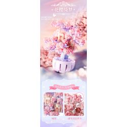 GEKKOSHA 802806 MÙA HOA ANH ĐÀO GIẤC MƠ bộ đồ chơi xếp lắp ráp ghép mô hình CHERRY BLOSSOM SEASON
