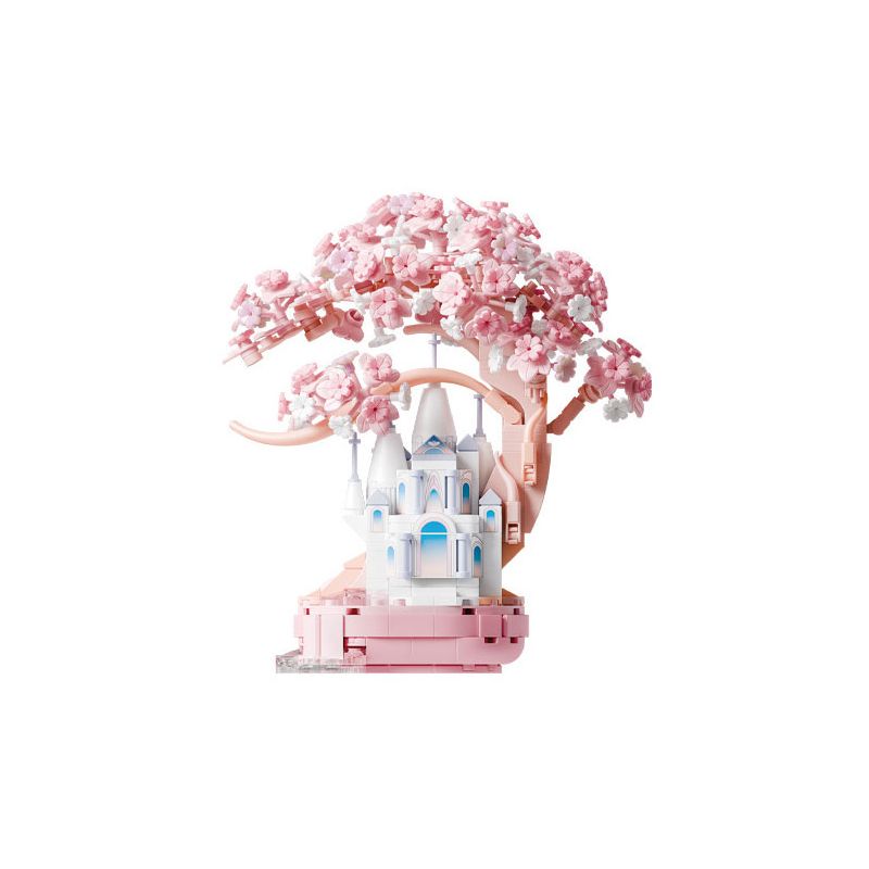 Lego Gekkosha 802806 Cherry Blossom Season Xếp hình lắp ráp ghép mô hình Mùa hoa anh đào: Dưới tán cây anh đào mùa xuân