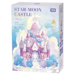 GEKKOSHA 804237 ĐÊM ĐẦY SAO HOA HỒNG bộ đồ chơi xếp lắp ráp ghép mô hình STAR MOON CASTLE 1747 khối