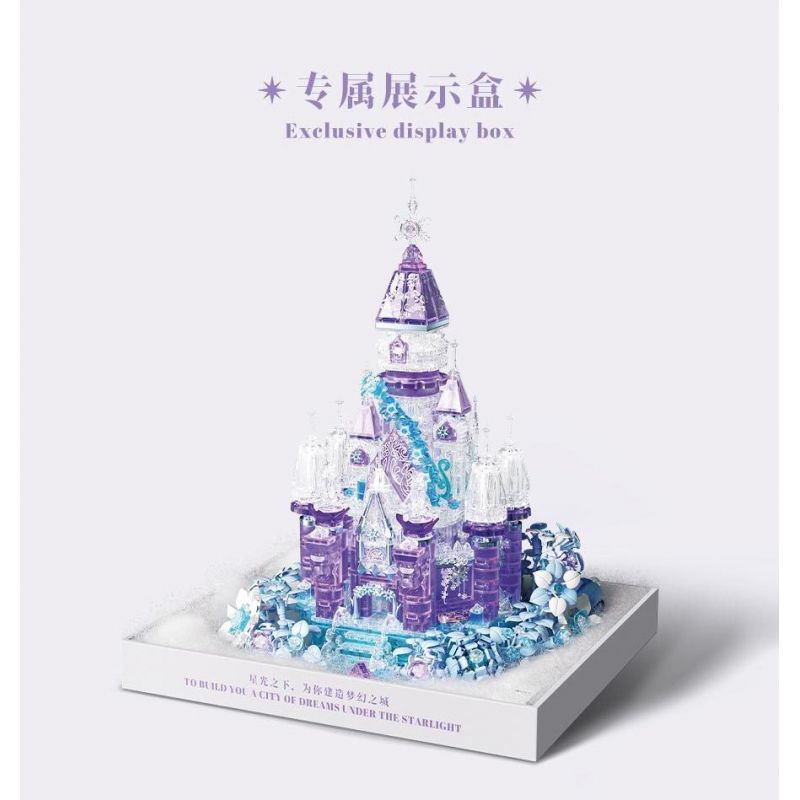 GEKKOSHA 804237 ĐÊM ĐẦY SAO HOA HỒNG bộ đồ chơi xếp lắp ráp ghép mô hình STAR MOON CASTLE 1747 khối