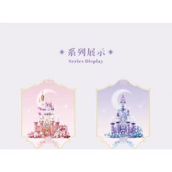 GEKKOSHA 804237 ĐÊM ĐẦY SAO HOA HỒNG bộ đồ chơi xếp lắp ráp ghép mô hình STAR MOON CASTLE 1747 khối