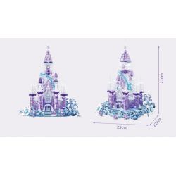 GEKKOSHA 804237 ĐÊM ĐẦY SAO HOA HỒNG bộ đồ chơi xếp lắp ráp ghép mô hình STAR MOON CASTLE 1747 khối