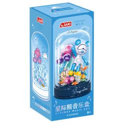 JAKI JK6255 6255 HỘP NHẠC GẤU SAO KHÁM PHÁ BIỂN SÂU bộ đồ chơi xếp lắp ráp ghép mô hình