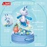 JAKI JK6257 6257 HỘP NHẠC STAR BEAR LƯỚT SÓNG TRONG KỲ NGHỈ bộ đồ chơi xếp lắp ráp ghép mô hình