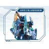 SEMBO 106063 VINH QUANG BÁ CHỦ TỨ THÁNH THÚ BẮC MINH HUYỀN VŨ bộ đồ chơi xếp lắp ráp ghép mô hình ROBOT WORLD 389 khối