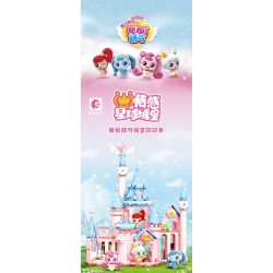 SEMBO 616202 616203 616204 616201 DỄ THƯƠNG TUYỆT VỜI LÂU ĐÀI HÀNH TINH CẢM XÚC 4 MÔ HÌNH TIỀN SẢNH GƯƠNG MA THUẬT TÌNH YÊU ĐỈNH HAOHAO NHÀ KÍNH HOÀNG GIA ĐAM MÊ LỚP HỌC TRUNG THỰC bộ đồ chơi xếp lắp ráp ghép mô hình Movie & Game Phim Và Trò Chơi 582 khối