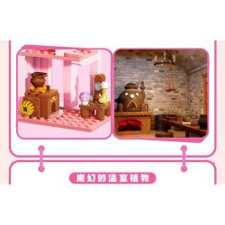 SEMBO 616202 616203 616204 616201 DỄ THƯƠNG TUYỆT VỜI LÂU ĐÀI HÀNH TINH CẢM XÚC 4 MÔ HÌNH TIỀN SẢNH GƯƠNG MA THUẬT TÌNH YÊU ĐỈNH HAOHAO NHÀ KÍNH HOÀNG GIA ĐAM MÊ LỚP HỌC TRUNG THỰC bộ đồ chơi xếp lắp ráp ghép mô hình Movie & Game Phim Và Trò Chơi 582 khối