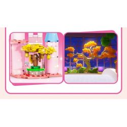 SEMBO 616202 616203 616204 616201 DỄ THƯƠNG TUYỆT VỜI LÂU ĐÀI HÀNH TINH CẢM XÚC 4 MÔ HÌNH TIỀN SẢNH GƯƠNG MA THUẬT TÌNH YÊU ĐỈNH HAOHAO NHÀ KÍNH HOÀNG GIA ĐAM MÊ LỚP HỌC TRUNG THỰC bộ đồ chơi xếp lắp ráp ghép mô hình Movie & Game Phim Và Trò Chơi 582 khối