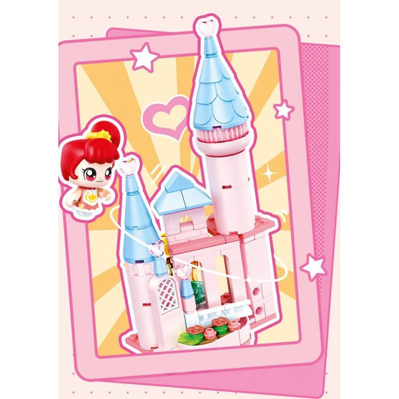 SEMBO 616202 616203 616204 616201 DỄ THƯƠNG TUYỆT VỜI LÂU ĐÀI HÀNH TINH CẢM XÚC 4 MÔ HÌNH TIỀN SẢNH GƯƠNG MA THUẬT TÌNH YÊU ĐỈNH HAOHAO NHÀ KÍNH HOÀNG GIA ĐAM MÊ LỚP HỌC TRUNG THỰC bộ đồ chơi xếp lắp ráp ghép mô hình Movie & Game Phim Và Trò Chơi 582 khối